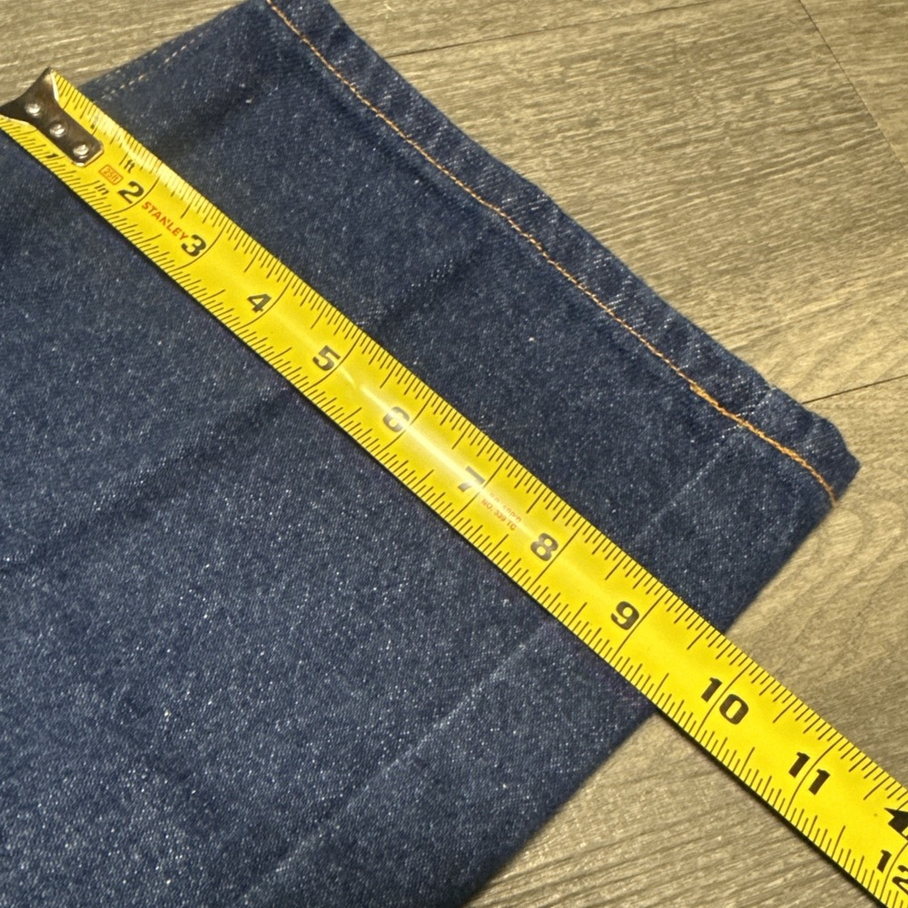 Vintage Dickies Jeans Men's 40x30 Regular Relaxed Fit Dark Wash Workwear - Picture 5 of 7